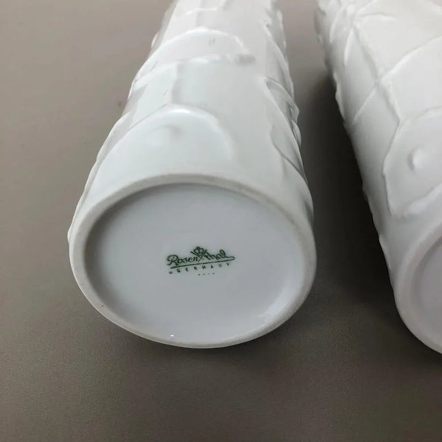 Abstract Porcelain Vases by Cuno Fischer for Rosenthal, Germany, 1980s, Set of 2 For Sale - Image 17 of 18