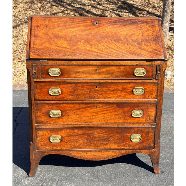 Early 19th Century 19th Century George III Bureau Desk For Sale - Image 5 of 9