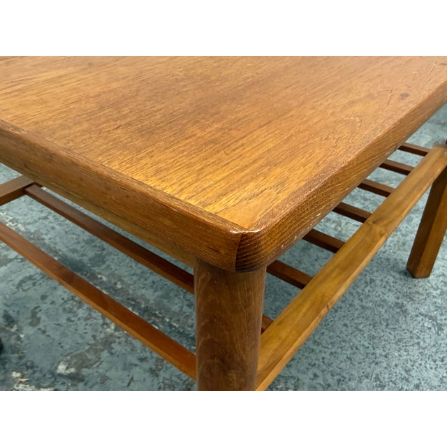 Wood Mobelfabrikken Toften Furniture Side Table, Mid 20th Century For Sale - Image 7 of 12