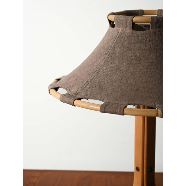 Brown Anna Table Lamp by Anna Ehrner for Ateljé Lyktan, 1970s For Sale - Image 8 of 9