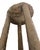 Vintage Decorative Metal-Clad Stool or Pedestal With Hand-Tacked Surface and Patina For Sale - Image 9 of 10