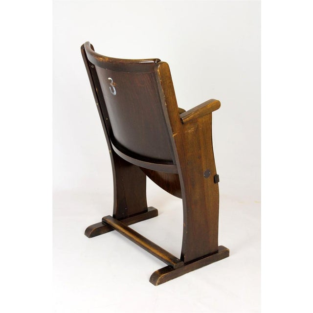 Vintage Cinema Chair, 1940s For Sale - Image 10 of 12