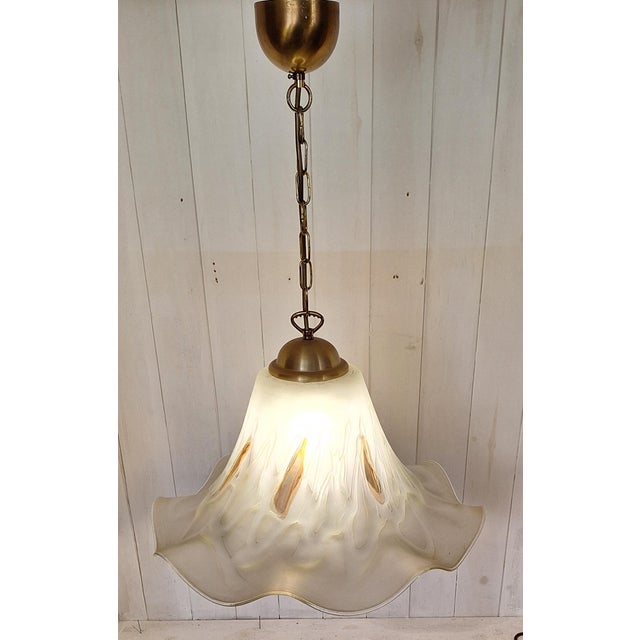 Vintage Hanging Lamp by Doria-Leuchten, 1970s For Sale - Image 3 of 9