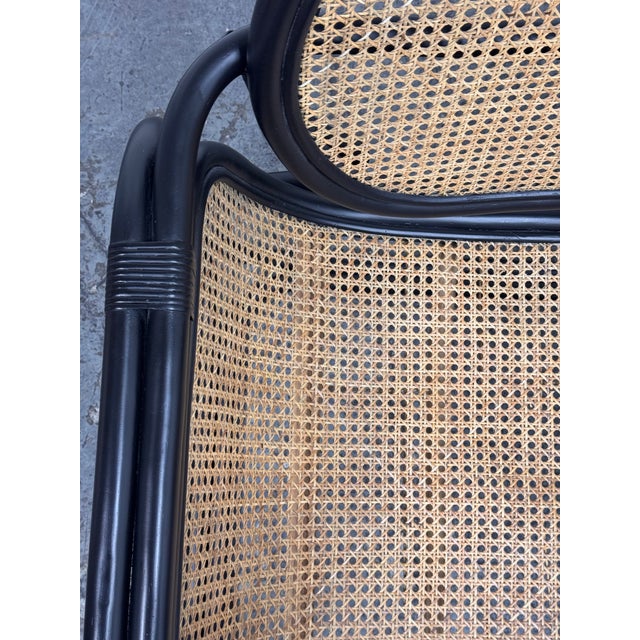 Safavieh Nadie Rattan Accent Chair For Sale - Image 11 of 12