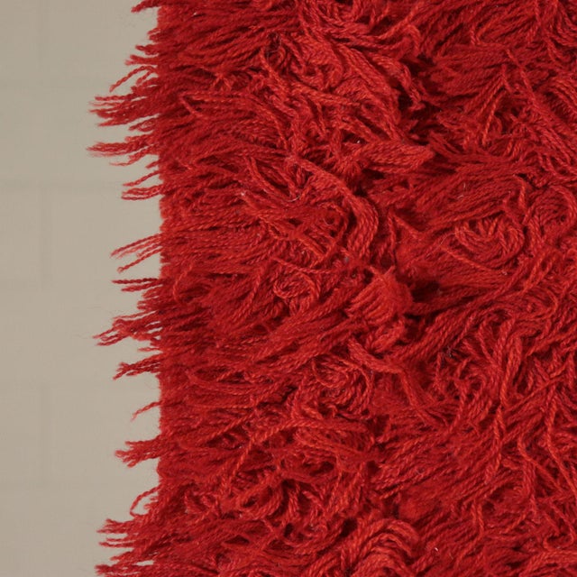 Vintage Monochrome Rug For Sale - Image 3 of 10