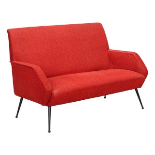 Vintage Sofa in Fabric, 1960s For Sale