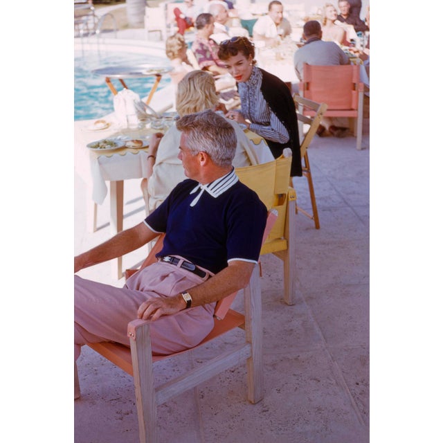 Relaxing At La Coquille Palm Beach by Toni Frissell La Coquille Palm Beach Florida, Mrs Guinness of Palm Beach, 1954....