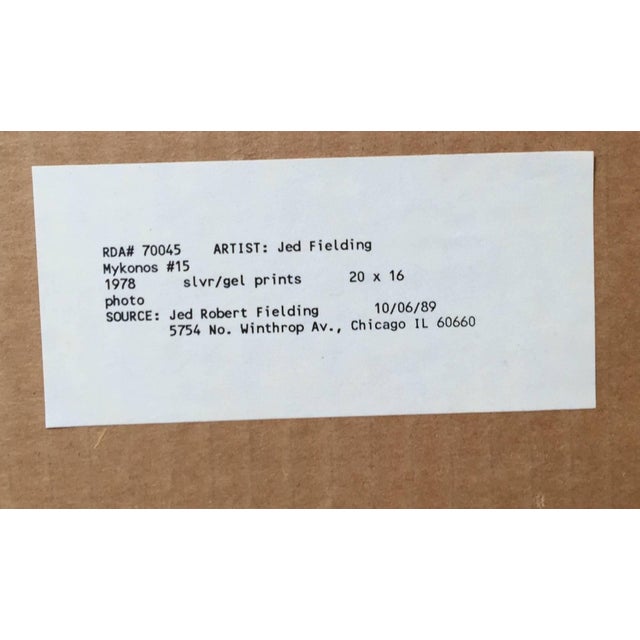 1970s Jed Fielding, Mykonos #15, Silver Gelatin Print, 1978 For Sale - Image 5 of 5