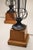 1930s French Empire Neoclassical Wire Urn Cage Brass Wood Table Lamps - a Pair For Sale In Los Angeles - Image 6 of 11