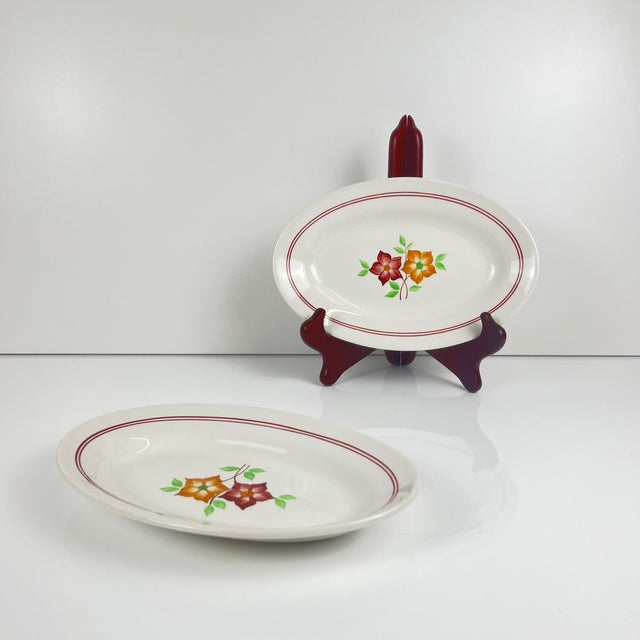 Ceramic Plates from Moulin Des Loups, 1950s, Set of 2 For Sale - Image 7 of 7
