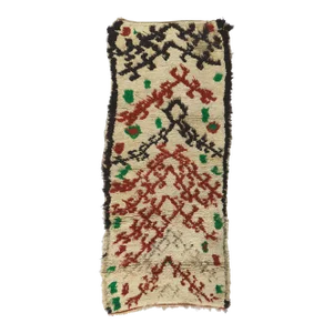 Late 20th Century Vintage Moroccan Azilal Rug, 02'05 X 05'06