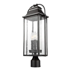 Sean Lavin by Visual Comfort Studio Wellsworth Post Lantern, Antique Bronze