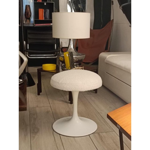 White Tulip Stool by Eero Saarinen for Knoll, Italy, 1960s For Sale - Image 6 of 7