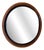 Round Teak Mirror Denmark (1960s) For Sale