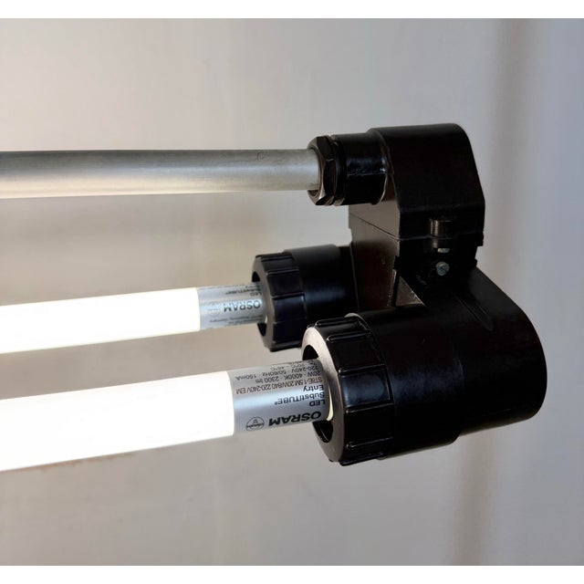 Industrial Grey Tube Light from Elektrosvit, 1970s For Sale - Image 17 of 18