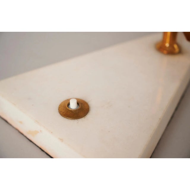 Metal Table Light attributed to Oscar Torlasco, 1950s For Sale - Image 7 of 8