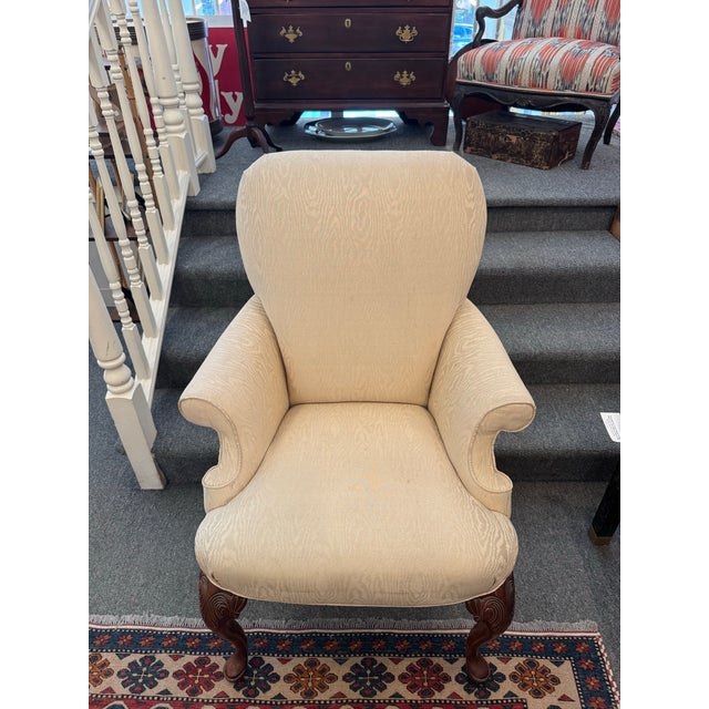 Vintage French Zebra Fabric Chair For Sale - Image 4 of 8