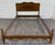 French Provincial Vintage Full Size French Provincial Solid Oak Bed For Sale - Image 3 of 15