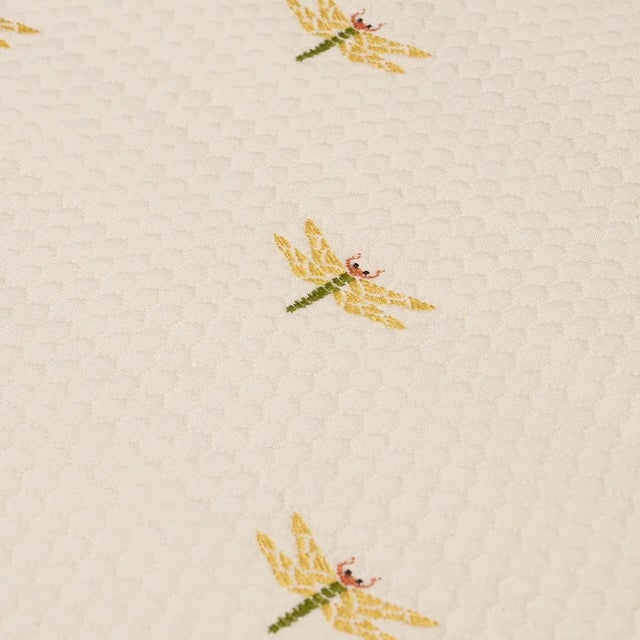 Contemporary SAMPLE - Schumacher Dragonflies Fabric In Ochre For Sale - Image 3 of 5