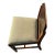 1930s Art Deco Walnut French Vanity Chair Newly Upholstered For Sale - Image 15 of 17