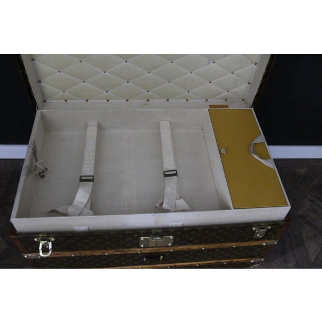 Monogram Canvas Courier Trunk from Louis Vuitton, 1920s For Sale - Image 12 of 18
