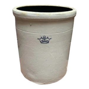 Antique Robinson Ransbottom Pottery Eight Gallon Stoneware Crock