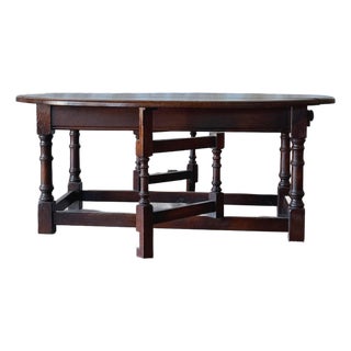 Late 20th Century Drop Leaf Coffee Table For Sale
