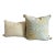 Textile Pair of 2 Custom Euro Down Pillows, Covered in Lewis & Wood “Wykeham” Linen Fabric For Sale - Image 7 of 7