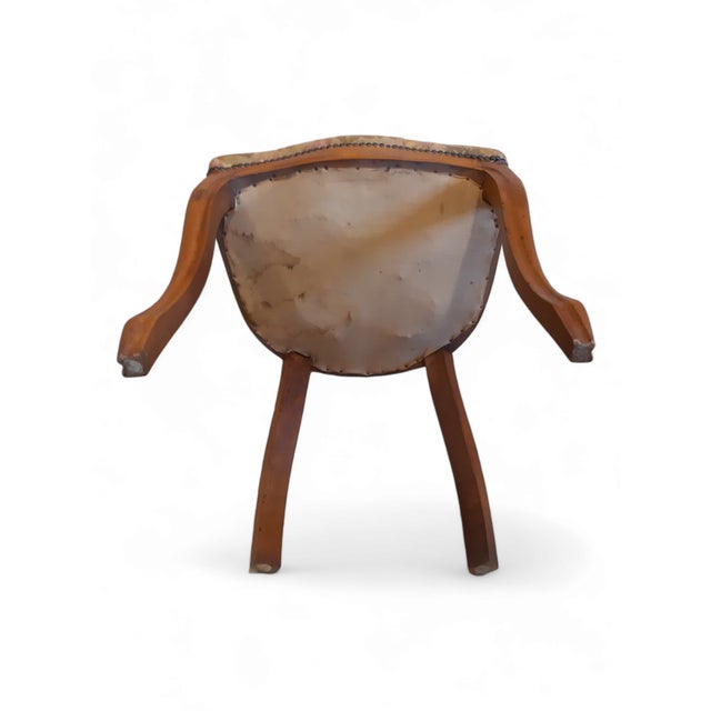 Wood Louis Philippe Chairs in Walnut, 1920s, Set of 2 For Sale - Image 7 of 18