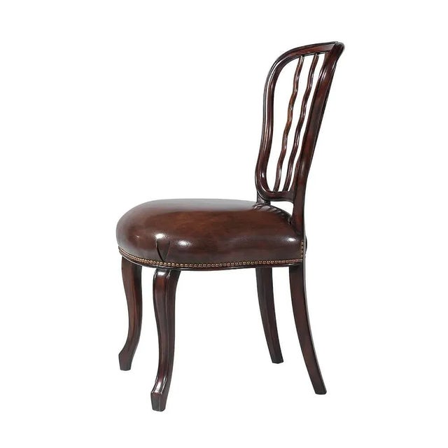 Hepplewhite George III Hepplewhite Style Mahogany Dining Side Chair For Sale - Image 3 of 6