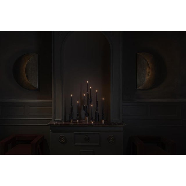 Ashes to Ashes B6 Bronze Candleholder by William Guillon For Sale - Image 15 of 18