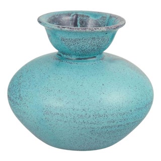 Vintage Baluster-Shaped Stoneware Vase by Svend Hammershøi for Kähler, 1930s For Sale