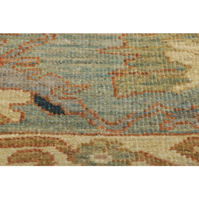 2010s 2010s Vintage Modern Persian Sultanabad Rug - 09'10 X 14'00 For Sale - Image 5 of 10