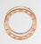 Early 21st Century Bulgari B Zero Wide Four- Band , 18 Karat Rose Gold Loops White Eternity Band For Sale - Image 5 of 18