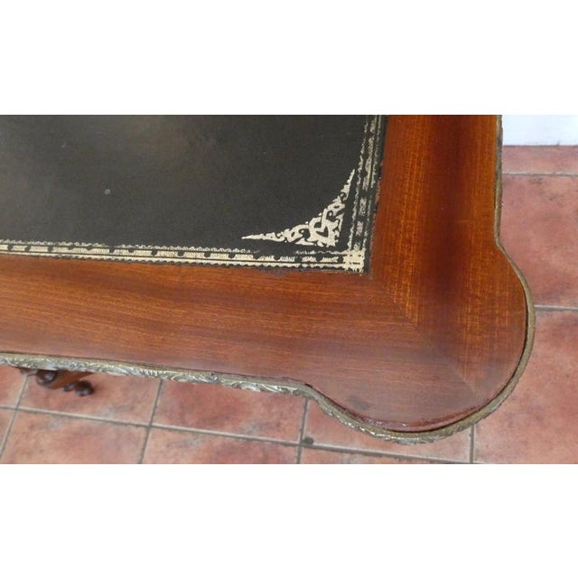 Antique Louis XVI French Walnut and Mahogany Games Table, 1920 For Sale - Image 6 of 18