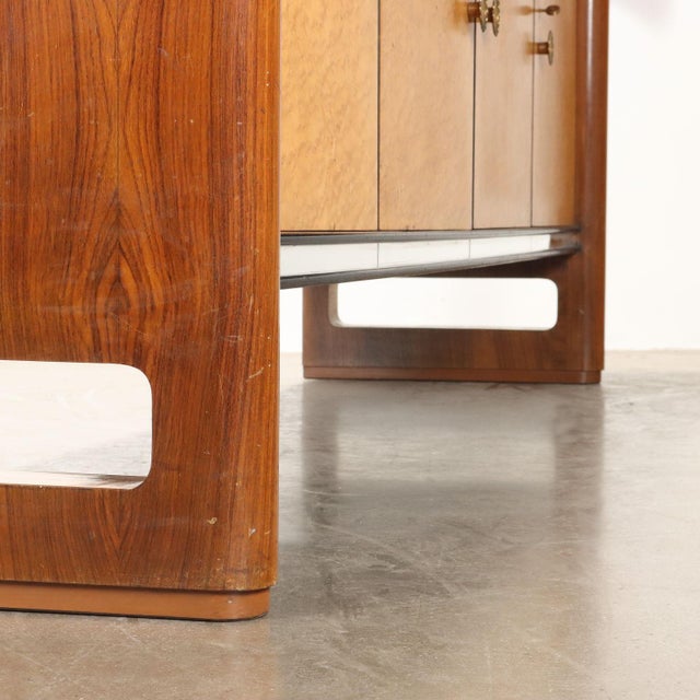 Vintage Sideboard in Walnut Veneer, 1940s For Sale - Image 10 of 13