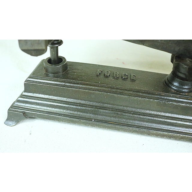Late 19th Century French, Brass and Iron Store Scale For Sale - Image 6 of 8