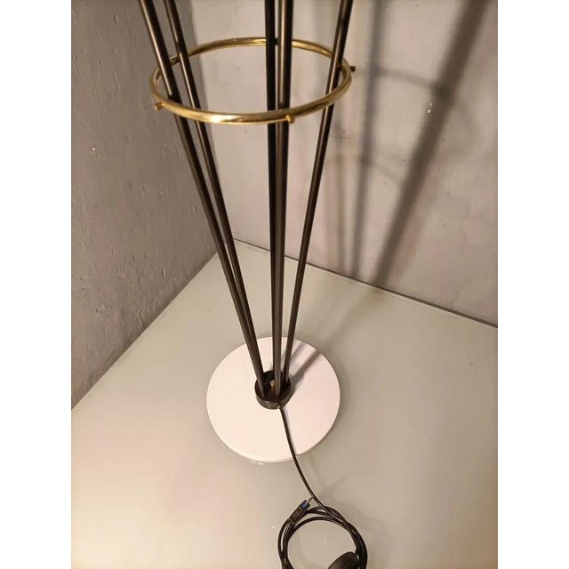 Iron, Brass & Marble Alberello Floor Lamp from Stilnovo For Sale - Image 14 of 18