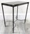 Vintage Rectangular Bronze and Black Granite Top 18" Tall Drink Table For Sale - Image 11 of 18
