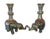 Fine pair of 19th century Chinese cloisonné enamel elephant vases, each modeled as a richly caparisoned elephant standing...