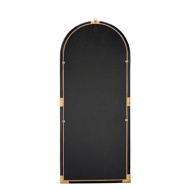 2020s Jamie Young Saltwater Floor Mirror, Black For Sale - Image 5 of 5