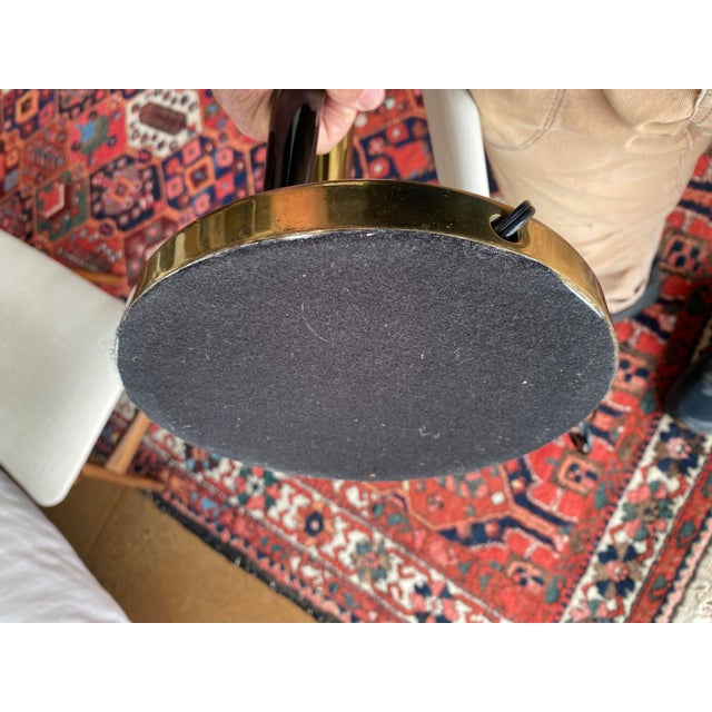 Vintage Mid Century Table Lamp W/ Shade For Sale - Image 9 of 10