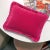 Small Happy Pillow in Velvet Fuchsia from Lo Decor For Sale - Image 3 of 5