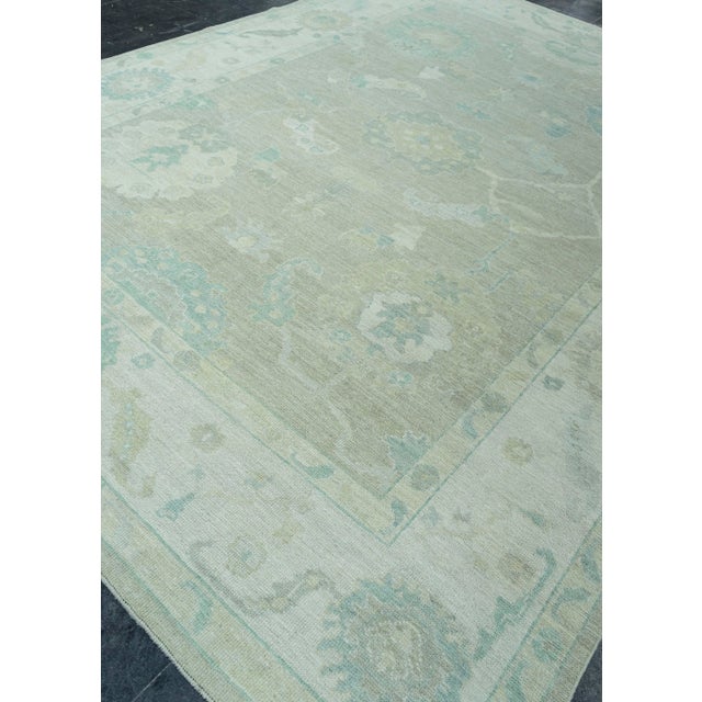 Turkish Oushak Rug 9'2" x 12'5" #19354 For Sale In Houston - Image 6 of 8