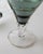 Vintage Italian Blue Murano Glass Liqueur Decanter Glasses with Hand Painted Gilt Details, 1950s, Set of 5 For Sale - Image 10 of 15