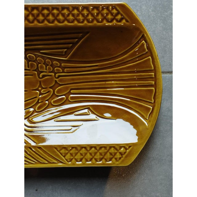 Large Fish Platter with Fish Motif from Digoin-Sarreguemines, 1960s-1970s For Sale - Image 10 of 16