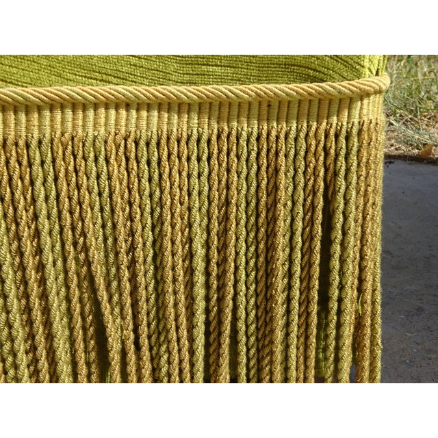 Wood Green Velvet Toad Armchairs, 1950s, Set of 2 For Sale - Image 7 of 18