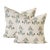 A Pair of Lauren Servati Textiles, Unfading Flower // Bluebell Pillows, 22"x22" For Sale