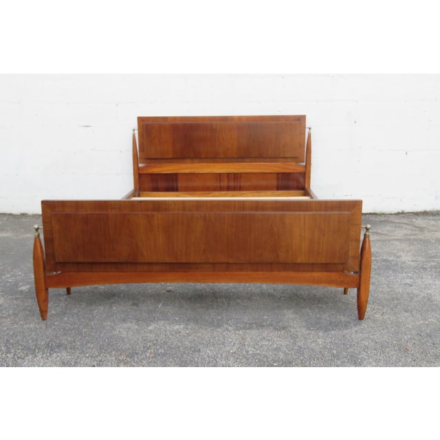 This beautiful Full size Bed is made out of wood, solid wood, and veneer. This classic Bed has Mid Century style and...