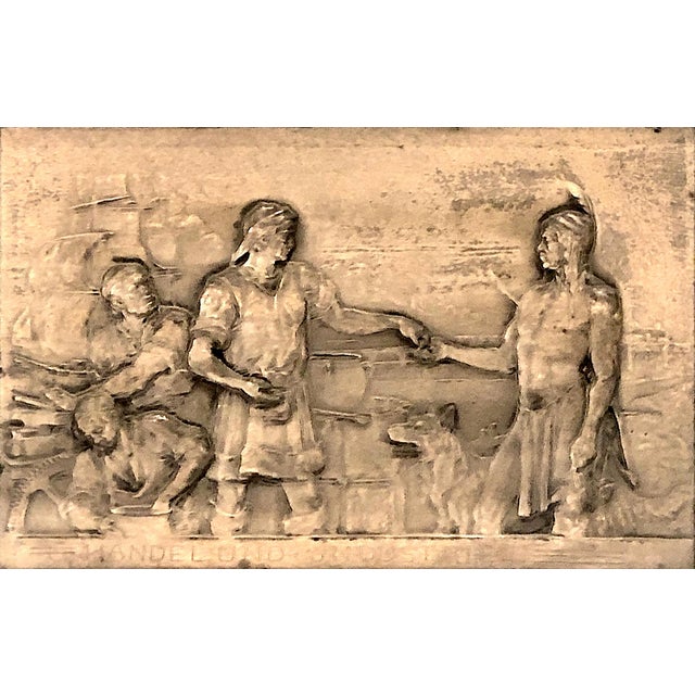 Art Nouveau Pair of German Silverplate Framed Plaques by Prof. Rudolf Mayer for WMF For Sale - Image 3 of 13